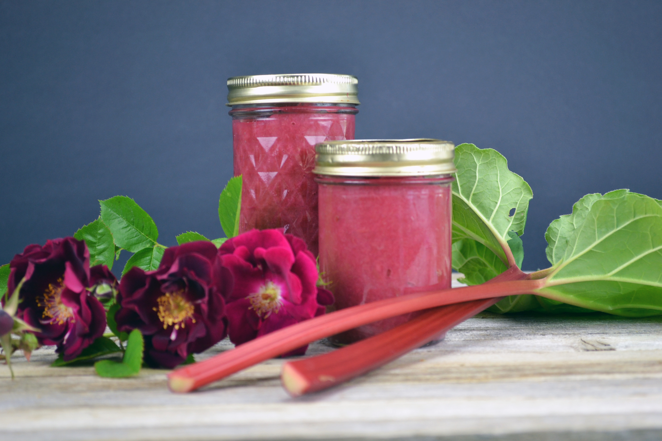 Rosy Rhubarb Jam - A Vital Yopp!